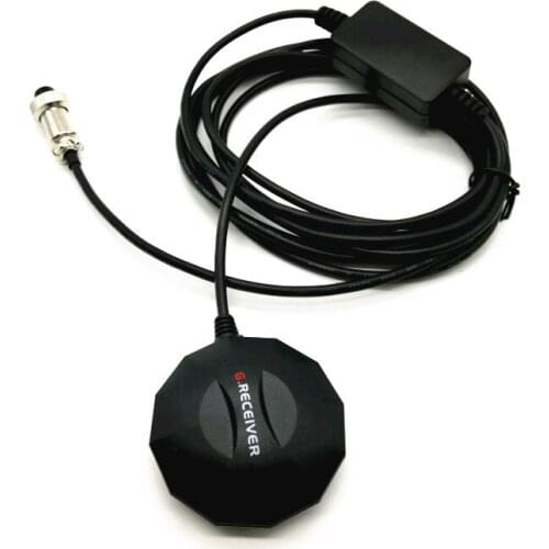 GNSS receiver ModuleUBX-8030 chip module design, NMEA0183, 12V-24 RS232 GX12 metal connector 4Pin GPS global positioning system