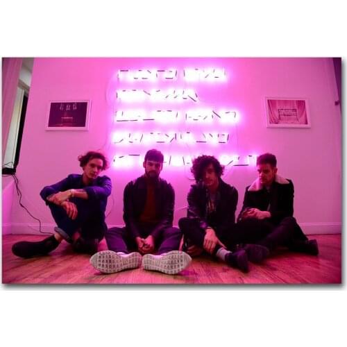 Hot New THE 1975 Matthew Healy Rock Music 2-Silk Art Poster Wall Sticker Decoration Gift