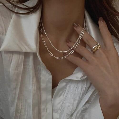 Morivovog 925 Sterling Silver Italy Import Sparkling Choker Necklace for Women Upgraded Version Wide Necklace Luxury Jewelry 925