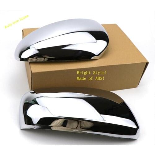 Lapetus Chrome Exterior Refit Kit Side Rearview Mirror Cap Cover Trim For Renault Kadjar 2016 2017 2018 ABS Auto Accessories