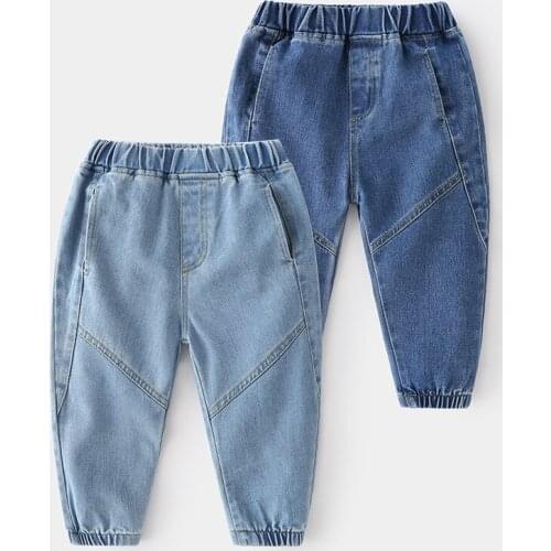 Spring Girls Jeans Baby Kids Jeans for Children Boys Girls Leggings Denim Pants Toddler Pants Girls Kids Pants for Boy Girl 2-8Y