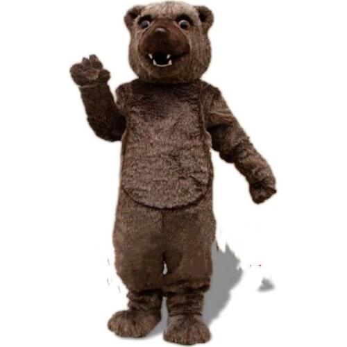 Adults Brown Bear Mascot Costum Suits Cosplay Party Game Animal Fancy Dress Outfits Clothing Advertising Promotion Halloween New