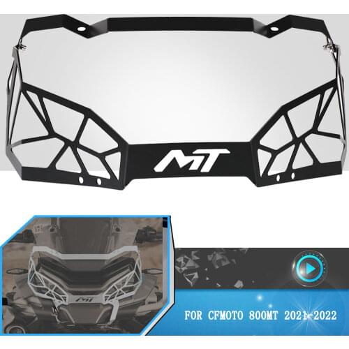Motorcycle Accessories FOR CFMOTO 800MT 800 MT 2021 2022 Front Headlight Protector Headlamp Grille Guard Mesh Cover Protection