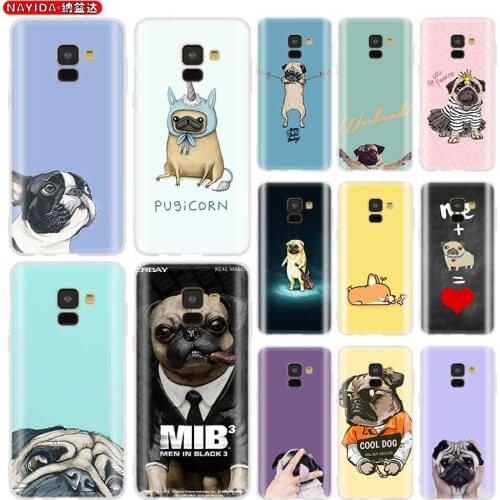 Soft Case for Samsung galaxy A21 A31 A41 A51 A71 A90 A80 A70 A60 A50 A40 A30 A20 A10 a30s a40s Cute Pug Dog