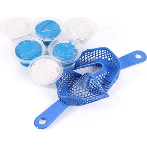 IVISMILE Dental Impression Material Kit with Putty Customize Silicone Material Tray Mold Kit Dentistry Putty Teeth Whitening Set