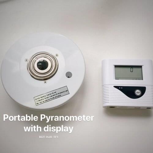 New Hot-selling English Software Equipped Portable Pyranometer Solar Radiation Sensor with LED Display Data Logger