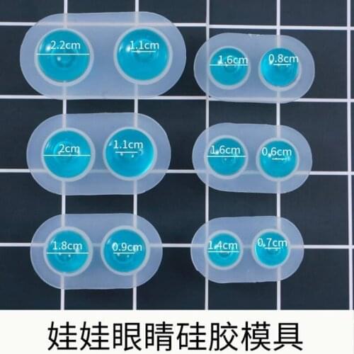 Crystal Epoxy Doll Eye Mold bjd Eyeball Silicone Resin Eye Mould Patcher Production Material Accessories