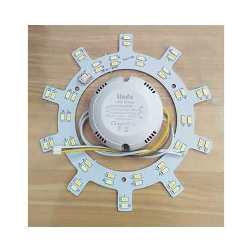 LED lamp board ceiling lamp wick modification lamp board lamp tube lamp piece bulb light source round modification 12W