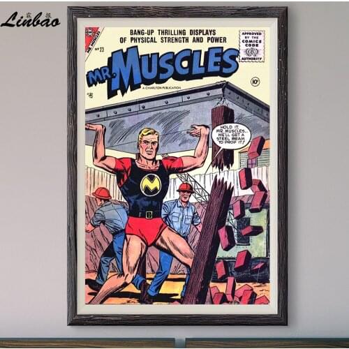 V191 1956 MISTER Muscles To You! Vintage Classic Movie Custom Silk Poster Home Deco Wall Art Christmas Gift