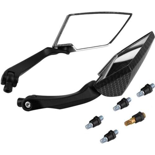 Motorcycle Rearview Mirror Scooter E-Bike Rear View Mirrors Back Side Convex Mirror Motorcycle Accessories