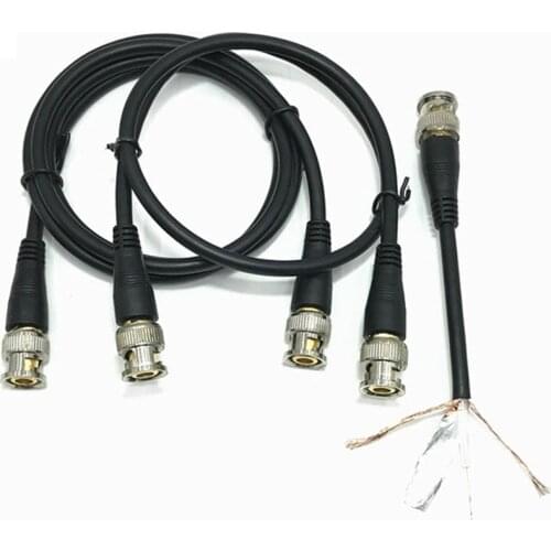 0.5M/1M/2M/3M BNC Male To Male Adapter Cable For CCTV Camera BNC Connector Cable Camera BNC Accessories