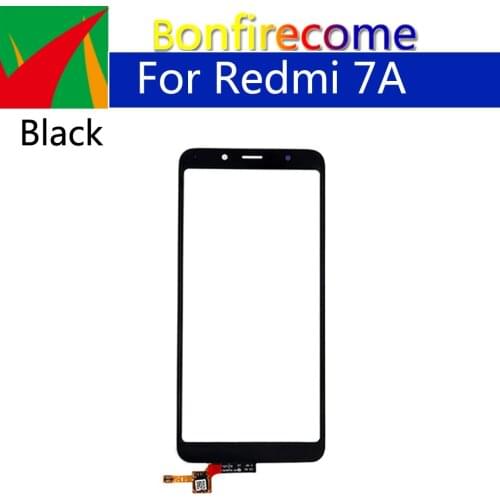 10Pcs\lot For Xiaomi Redmi 7A Touch Screen Panel Sensor Touchscreen Digitizer LCD Display Glass Lens Panel Replacement Parts