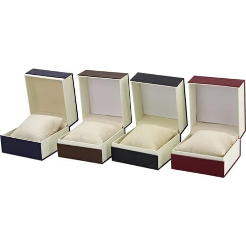 4 Color Plastic Paper Storage Jewelry Watch Box Collect Package Box Organizer Promotion Event Gift Cases OEM China Factory Box