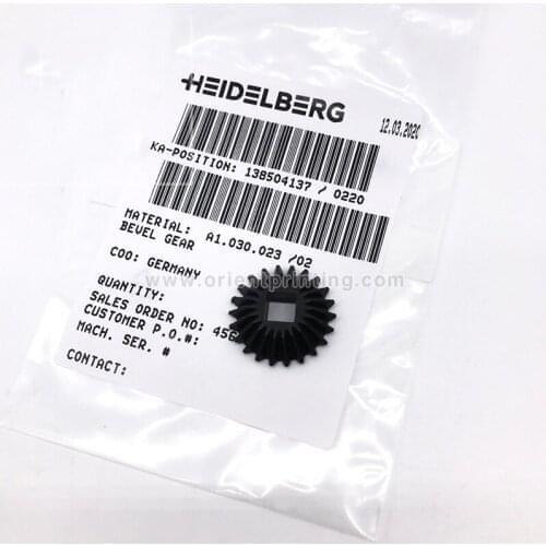 A1.030.023 Original New Heidelberg Bevel Gear A1.030.023/02 Spare parts