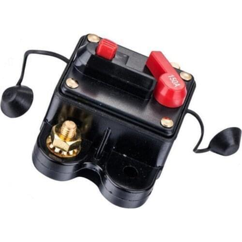 1 Piece/lot 60-300A Car Automatic Recovery Switching Car Bike Audio Inline Fuse Circuit Breaker Fuse Holder DC 12-24V