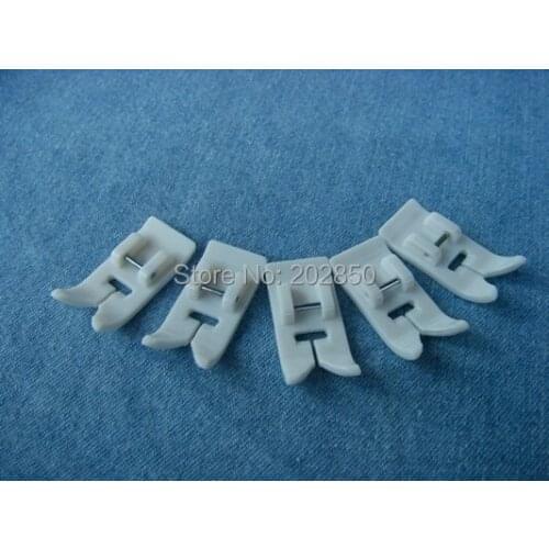 Domestic/Household Sewing Machine Plastic Presser Foot,Non-Stick Material,For Leather Fabrics, Match Singer, Brother