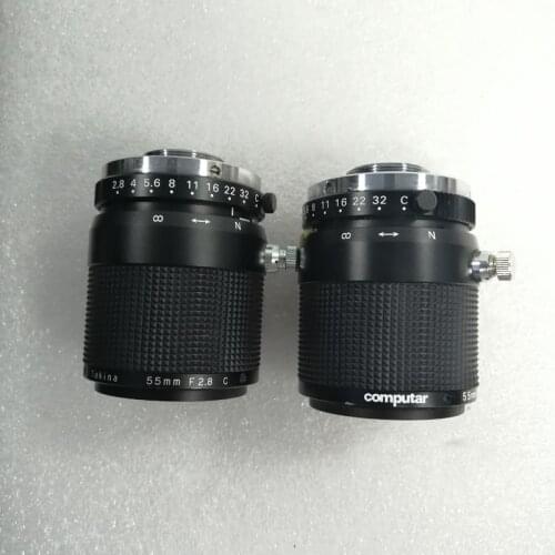 USED secondhand COMPUTAR TEC-M55 2/3" 55MM TELECENTRIC C-MOUNT LENS