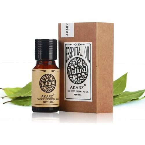 AKARZ Famous brand natural Laurel Essential Oil Acne removal Healing wound Stimulate hair growth Healing wound bay Essential oil
