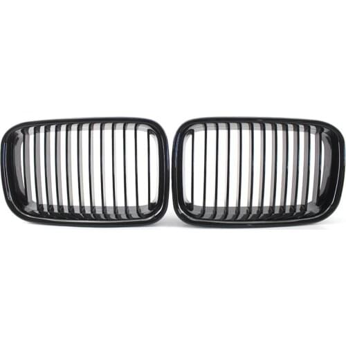 Glossing Black Front Center Racing Grille Grill Fit For BMW 3-Series E36 1992-1996
