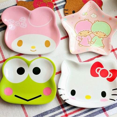 Kitty Cute Dish Frog Star Shape Cat Plate Dog Bowl Cake Display Small Gift Snacks/Nuts/Desserts