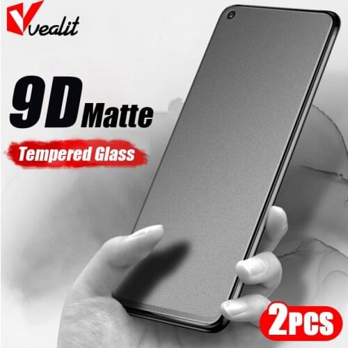 2Pcs 9D Matte Tempered Glass For Oneplus 9r 8t 7t 6t 7 6 Screen Protector For Oneplus Nord 2 CE N10 N100 Frosted Protective Film