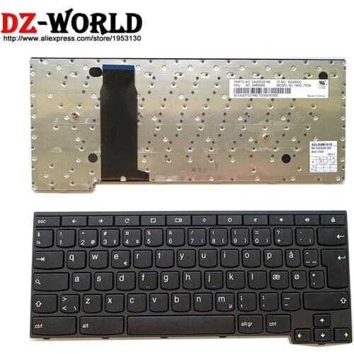 New/Orig Danish Keyboard for Thinkpad Yoga 11E Chromebook MT 20DB Denmark Teclado 04X6269 04X6347