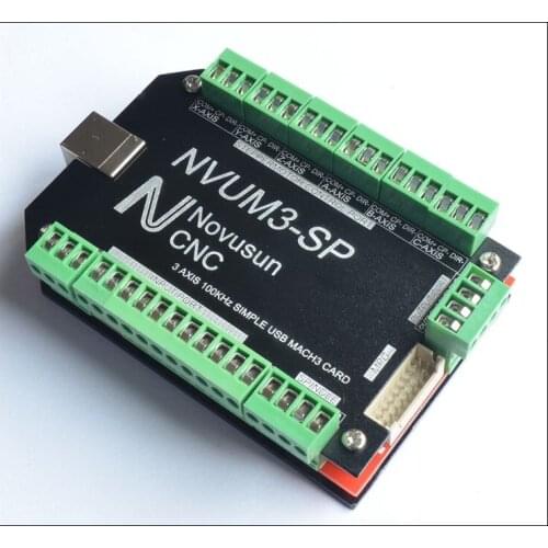 New 3/4/5/6 Axis 100KHz Stepper Motor Driver Breakout Board USB MACH3 USB CNC Interface Board for CNC Engraving Machine