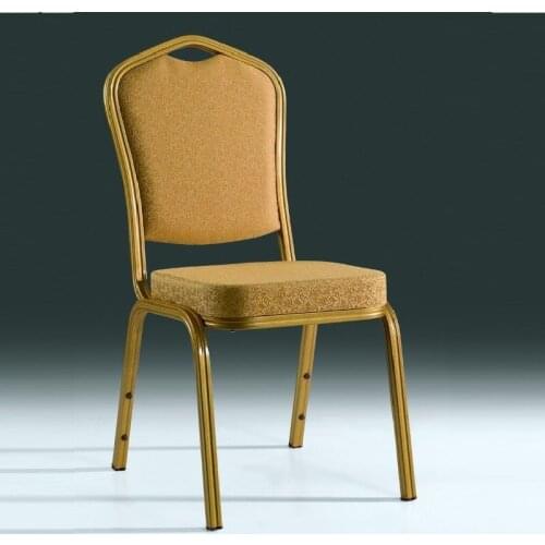 Wholesale quality strong golden stacking aluminum banquet chairs LQ-L1030GR