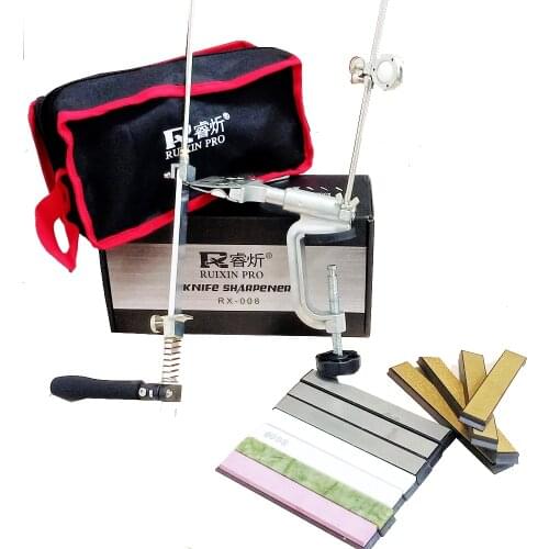 RUIXIN pro rx008 high quality Aluminum alloy Fixed angle knife sharpener Grinder sharpening stone whetstone diamond stone system