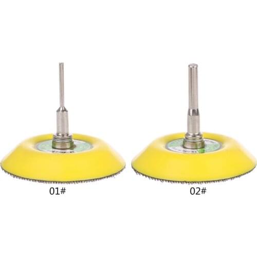 3''75mm Sander Disc Sanding Buffing Polish Backing Pad Backer Plate 3/6mm Shank Electric Grinder Rotary Tool