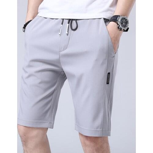 Summer Multi-pocket Shorts Mens Working Casual Knee Length Pants Trend Loose Large Size Straight Pants
