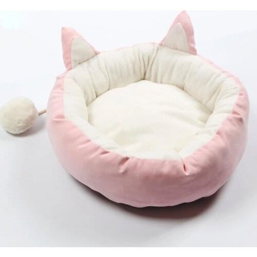 Cute Comfortable Pet Kennel Sofa Pad Dog Pet Bed Winter Warm Puppy Dog Basket for Small Dogs Cat Litter Bed Pet Sleeping Cushion