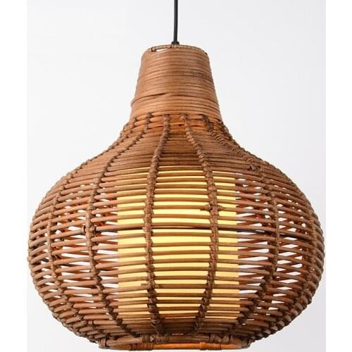 Vintage Loft Lamp Pendant Lights Bedroom Hanglamp Bar Cafe LED Vintage Light Fixtures bamboo Hanglampen Home Lighting