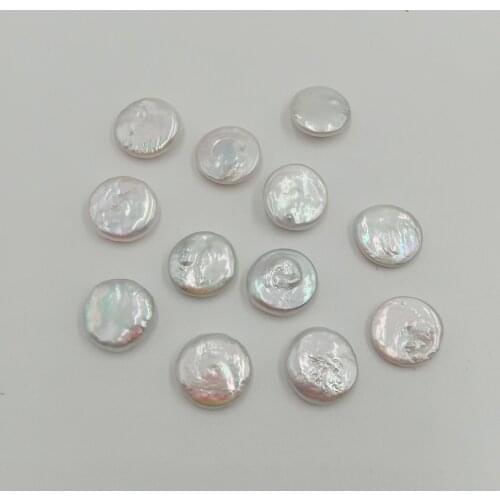 5 pcs/lot pearl beads,coin shape AAA PEARL,100% nature freshwater pearl with big baroque shape-about 16-18 mm,full,half,no hole