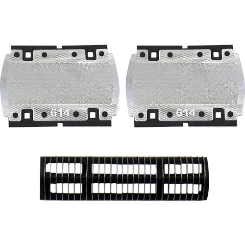 3pcs/set Free shipping Top Quality 614 foil+Cutter For BRAUN PocketGo 614 350 355 370 375 5614 5615 P10 Shaver Razor