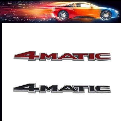 3D Premium 4MATIC 4-MATIC car Hood Fender trunk Rear Decal Emblem Badge Sticker for W210 GLC B200 W221 W212 W205 W211 C180 C200