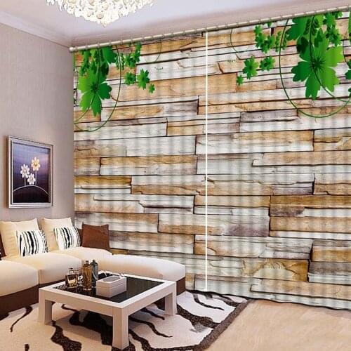 3D Blackout Curtains Beautiful Lifelike Refined HD Elegant Window Curtains Artistic life Bedroom Living Room Drapes CL-119