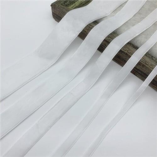 6mm-38mm White Velvet Ribbon For Handmade Gift Bouquet Wrapping Supplies Home Party Decorations Christmas Ribbons