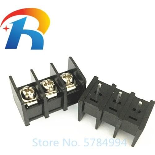 Free shipping 50PCS Barrier terminal KF25C-7.62MM middle foot KF25C-7.62MM-3P environmental protection fuel resistance 3PIN