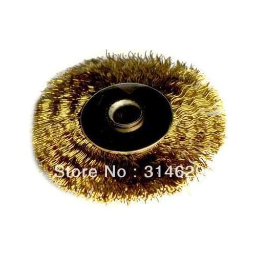 FREE SHIPPING Brass Wire brush,unmounted brush for jewelry cleaning.gold polishing brushes,144 pcs /pack.Hole size 2.35
