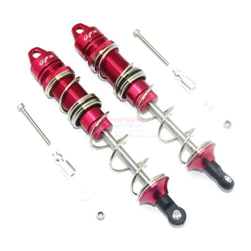GPM For ARRMA KRATON Aluminum Alloy Rear Shock Double-section Spring Bold Suspension Needle/Midpoint 135MM-pair