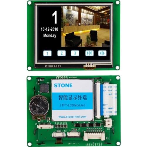 Intelligent And Full Color 3.5 Inch TFT LCD With Touch Screen