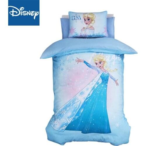 Disney Cartoon Frozen Bedding Set Baby Crib Bed 2-3Pcs Duvet Cover Pillow Case For Baby Boys Girls Bed Cartoon The Kindergarten