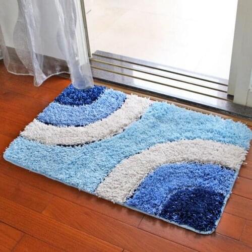 Nice Rug Modern Geometric Plush Carpet Area Rug Outdoor Floor Mats Bathroom Antiskid Mats Living Room Home Deco