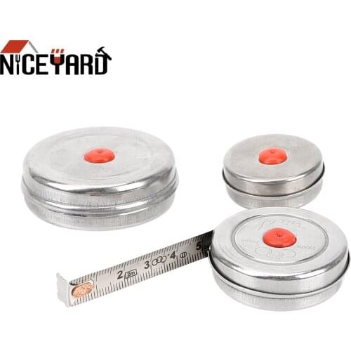 NICEYARD 1m 2m 3m Mini Retractable Tape for Home Factory Office Stainless Steel Measuring Tool Woodworking Tape Measure