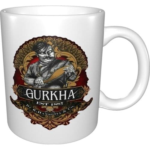 New Gurkha Dragon Finest Cigars Logo Mug Coffee Cup Coffee Mug Gin Cup Hentai Anime Mug