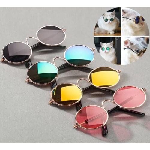 1pc Lovely Pet Cat Glasses Dog Glasses Pet Products For Little Dog Cat Eye-Wear Dog Sunglasses Photos Pet Accessories