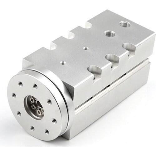 Pneumatic Rotary Air Cylinder ACK ACKD Infinite Rotary 90 Degree 180 Degree 270 Degree Stop WXQB-FA 50/63/80/100 with Lock