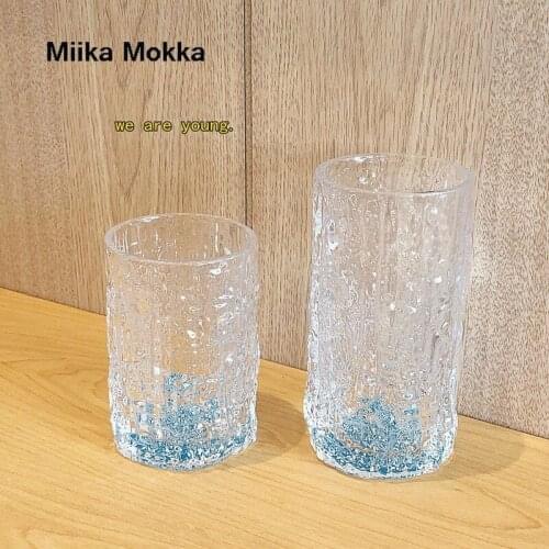 Bark Pattern Glass Phnom Penh Cup Mouth Thickened Crystal Water Cup Transparent Juice Milk Coffee Tea Cups Wine Glasses