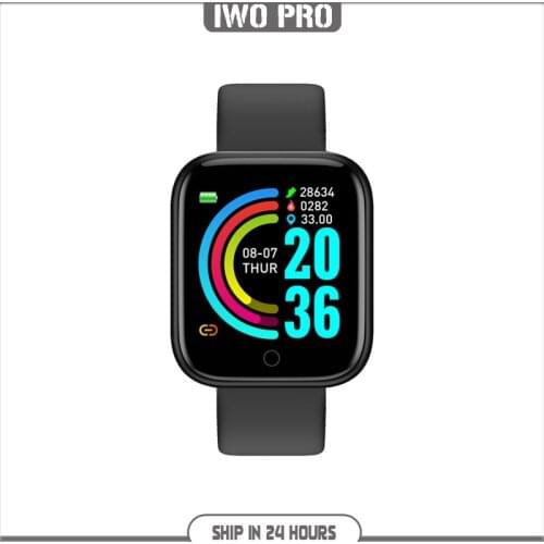 Y68 Smart Watch 2020 Men Women Blood Pressure Heart Rate Monitor Fitness D20 Watch Smart Bracelet For Apple Android IOS Phone